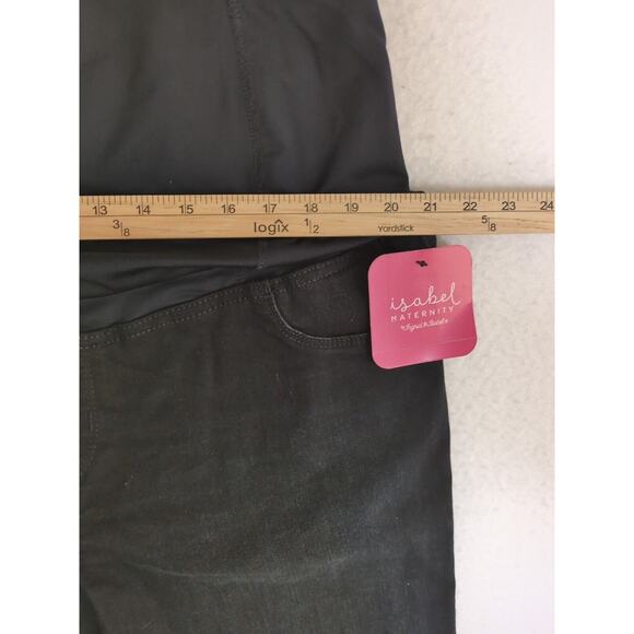 Isabel Maternity by Ingrid & Isabel Bermuda Black Jean Cut Off‎ Short size 18 - Picture 3 of 9